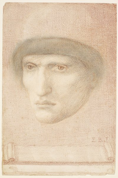 Male Portrait by Edward Burne Jones